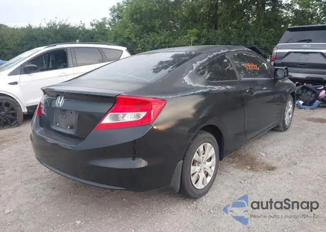 2012 Honda Civic Lx z USA, uszkodzony, nr VIN 2HGFG3B56CH536923